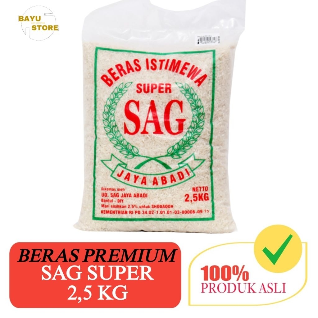 

Beras SAG Super 2,5 kg