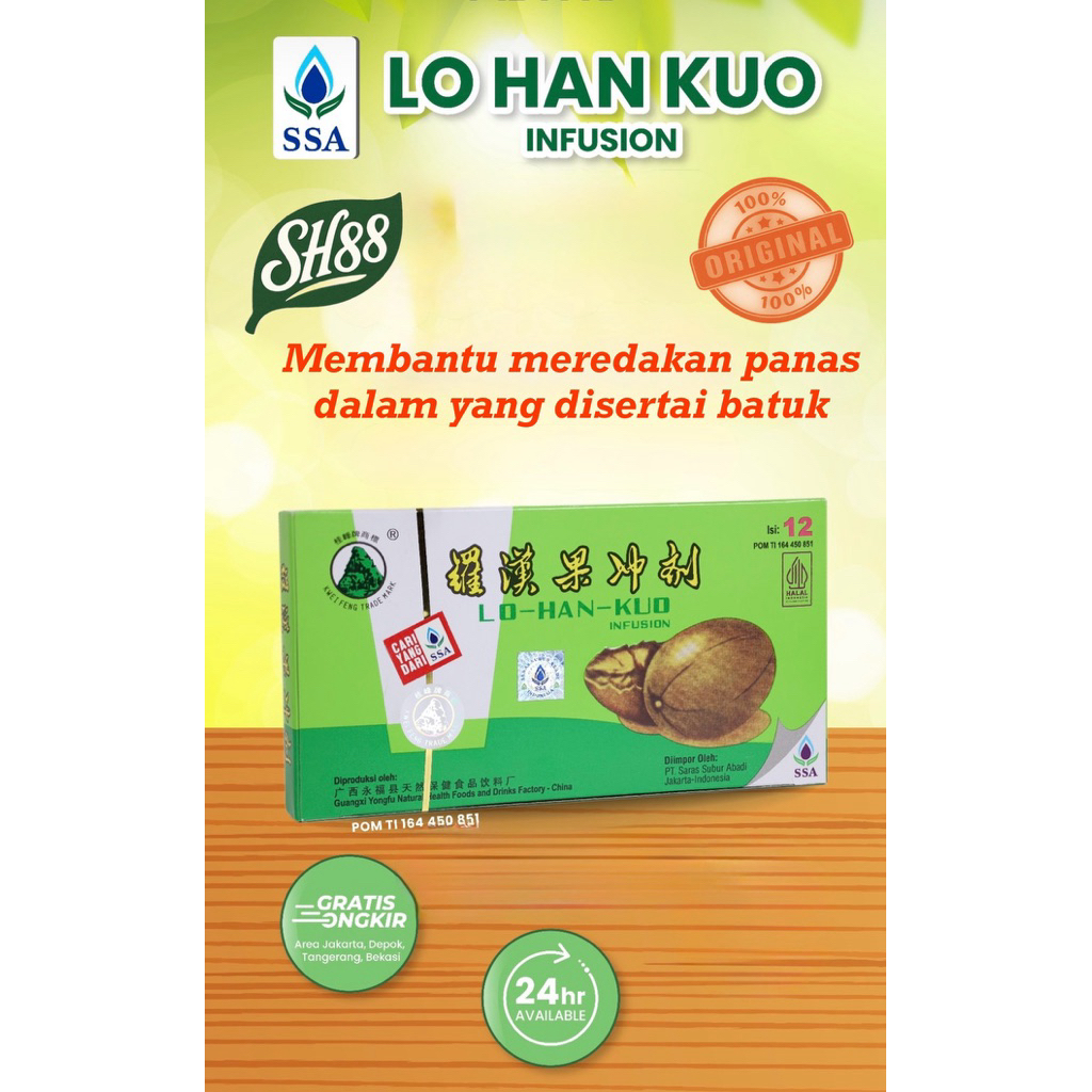

Lo Han Kuo Infusion SSA Kotak minuman untuk panas dalam lohankuo