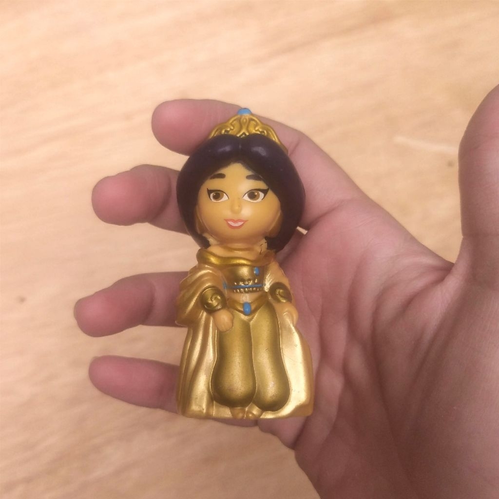Figur Mega Bloks Figure Dora Dan Princess Jasmine Ariel Cinderella Original Mainan Bekas