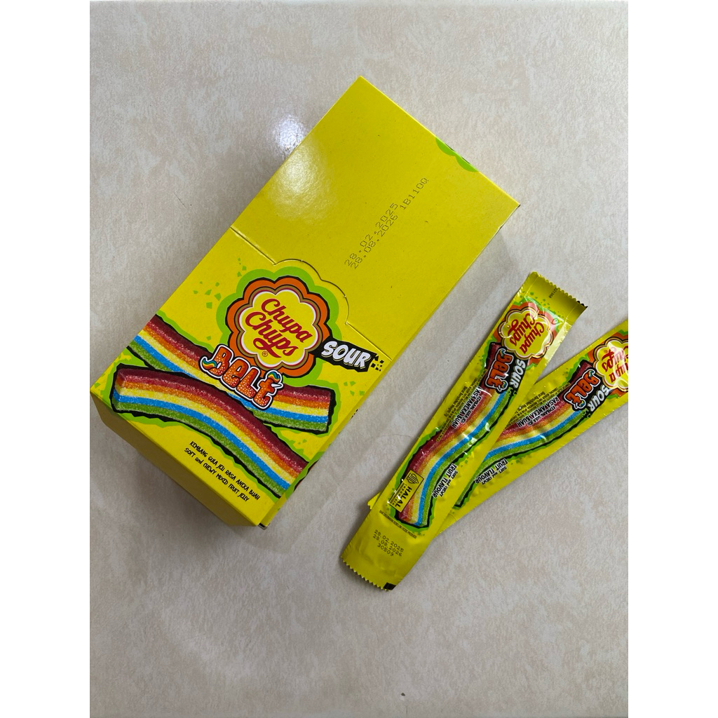 

CHUPA CHUPS- sour belt-permen jely-permen chupa chups