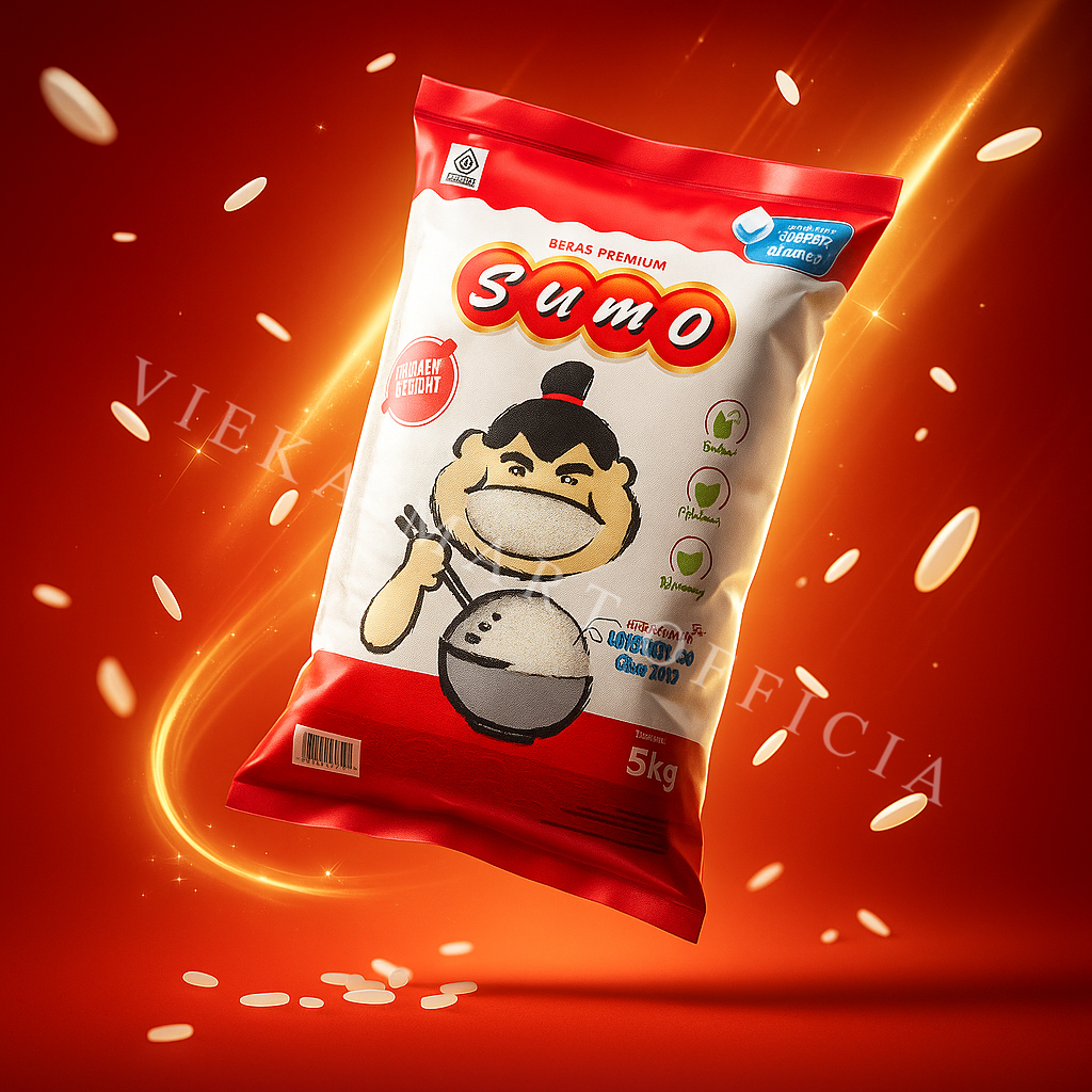 

SUMO beras Premium 5kg Kemasan Merah dan Hijau Pulen, Bersih dan Bebas Kutu