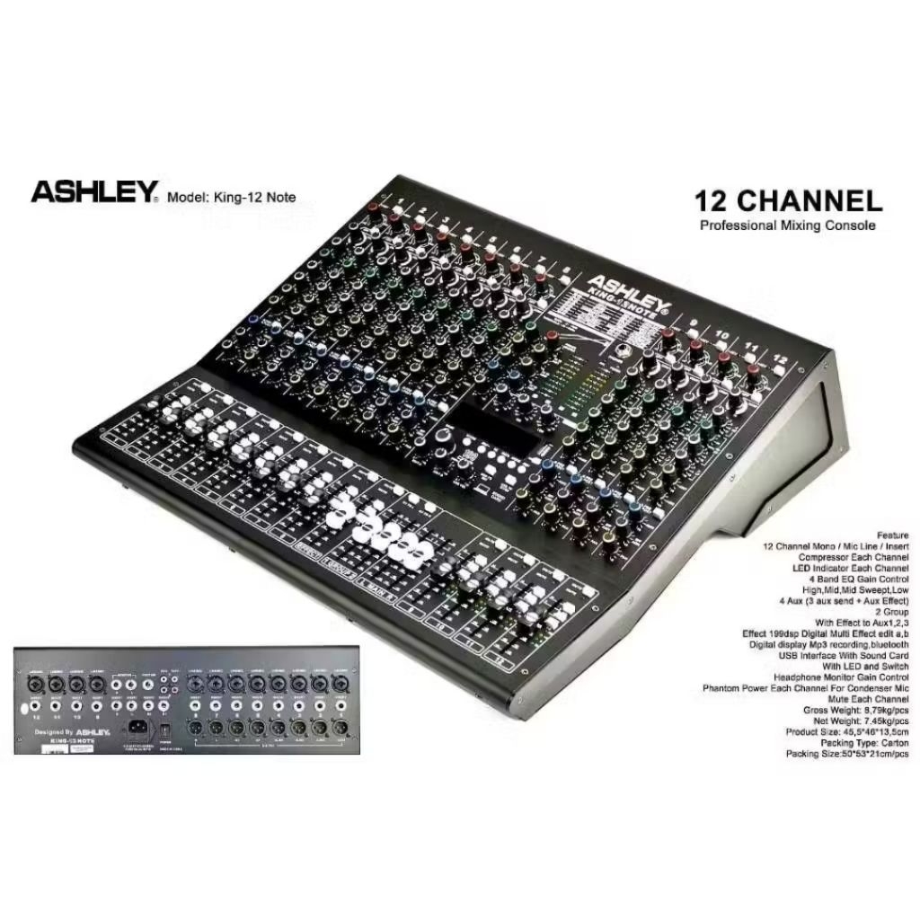 Mixer Ashley King 12 Note. Ashley king Note12