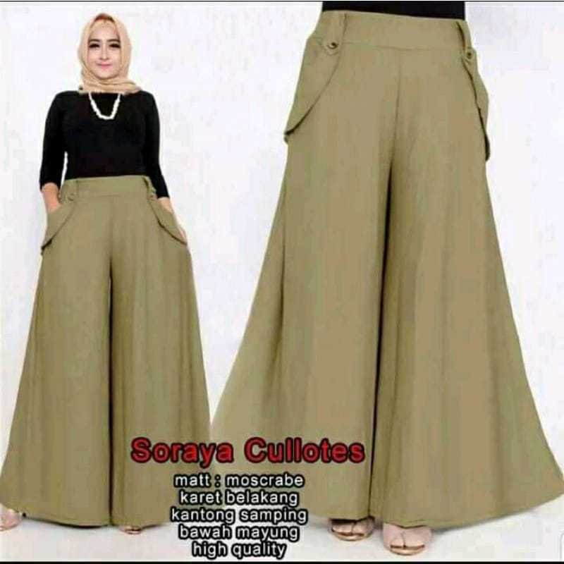 Celana Kulot SorayaCelana Umbrella Bahan Premium
