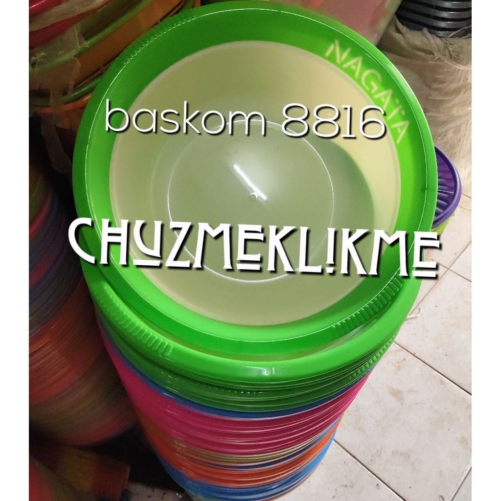 baskom air plastik basin nagata 8816/baskom plastik bulat Nagata 8816/Basin nagata bulat