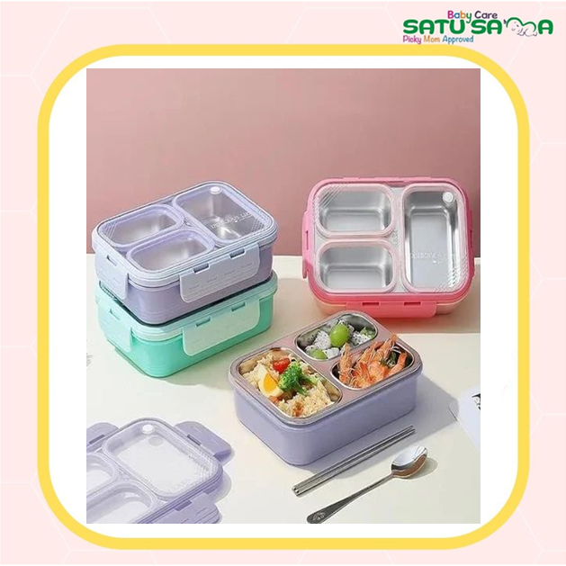ECENTIO LUNCH BOX 3 GRID INNER A23602