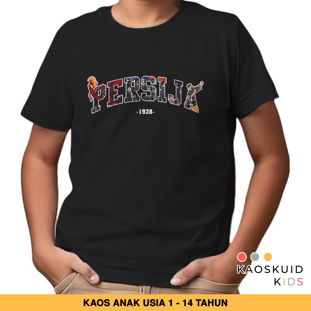 KAOS ANAK PERSIJA 6 - Persija 1928 - BAJU ANAK USIA 1-14 TAHUN - KAOS PERSIJA ANAK - KAOS SUPPORTER 