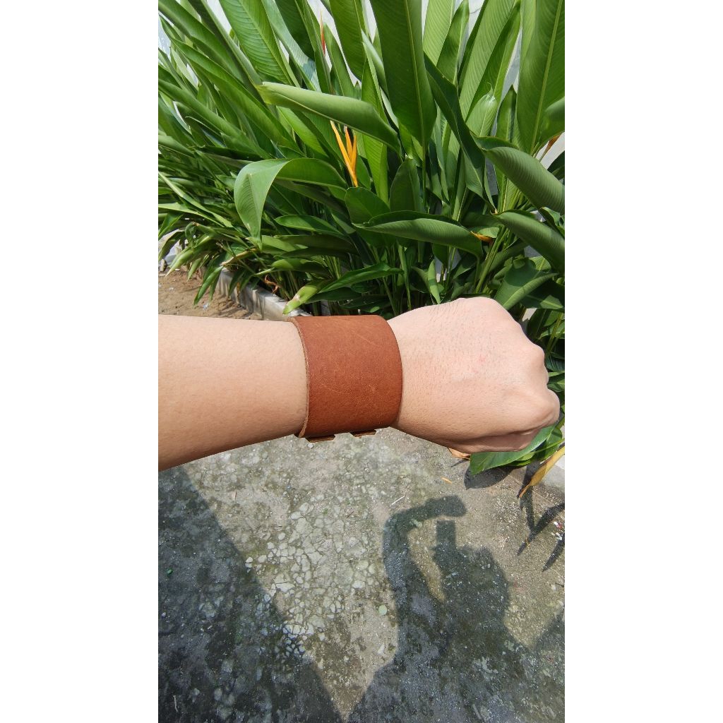 gelang kulit ariel rockstar punk anak band