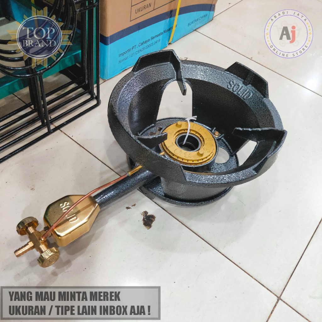 Kompor api besar solid 5B manual high presure