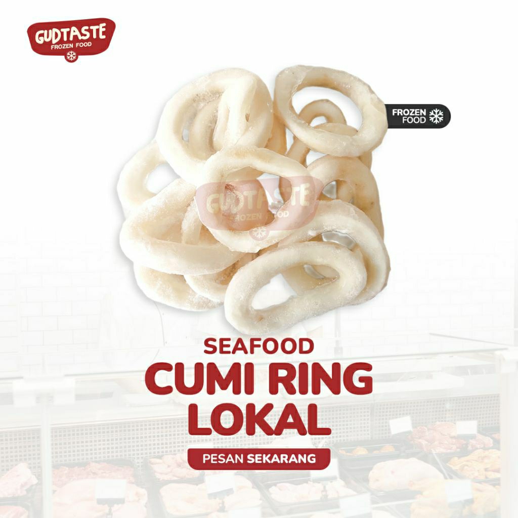 

Cumi Ring Lokal - Squid Ring - Calmari - Calmary - Calamari - Cumi Calmari - Jual Cumi - Surabaya