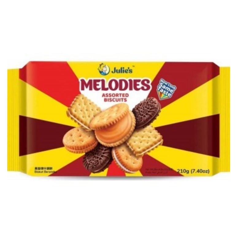 

JULIES MELODIES ASSORTED BISCUITS 210 GR 9556121009770