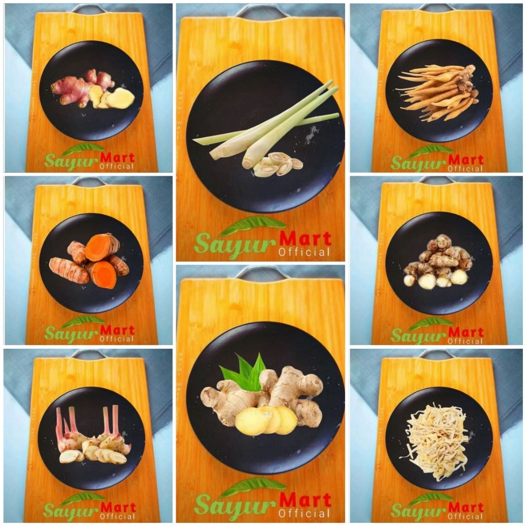 

Bumbu Dapur Jahe Merah /Kunyit/Lengkuas/Sereh/Jahe/Temu Kunci/Kencur/Bunga Sedap Malam