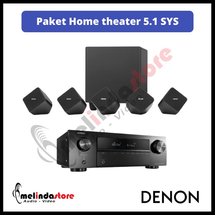 Paket Home Theater 5.1 Speaker Denon