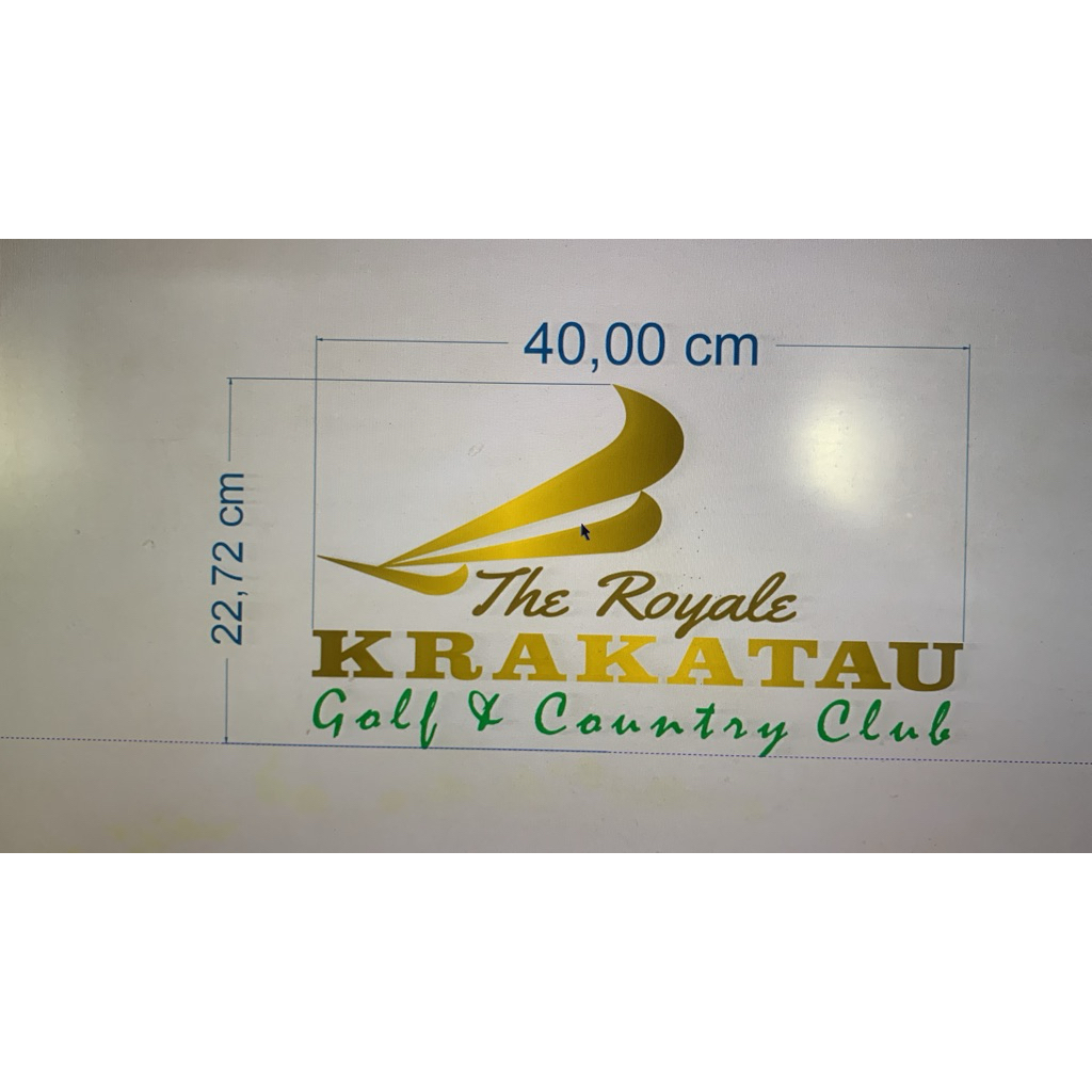 

cutting stiker logo krakatau