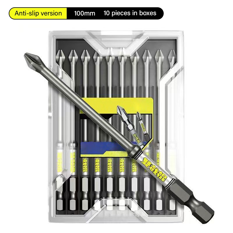【COD✨】Mata Bor Obeng Set Magnetic 10pcs S2 / nti Selip Bor Tangan Elektrik Mata Bor / Mata Obeng Ang