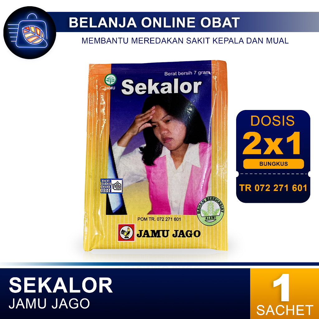 

JAMU JAGO SEKALOR // Mengatasi Sakit Kepala, Pusing Dan Mual