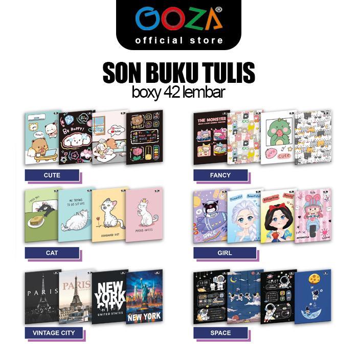 

SON BUKU TULIS BOXY 42L, 1 PACK ISI 10 PCS