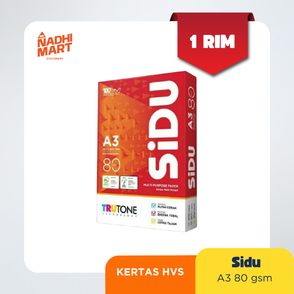 

SIDU KERTAS HVS A3 80GSM