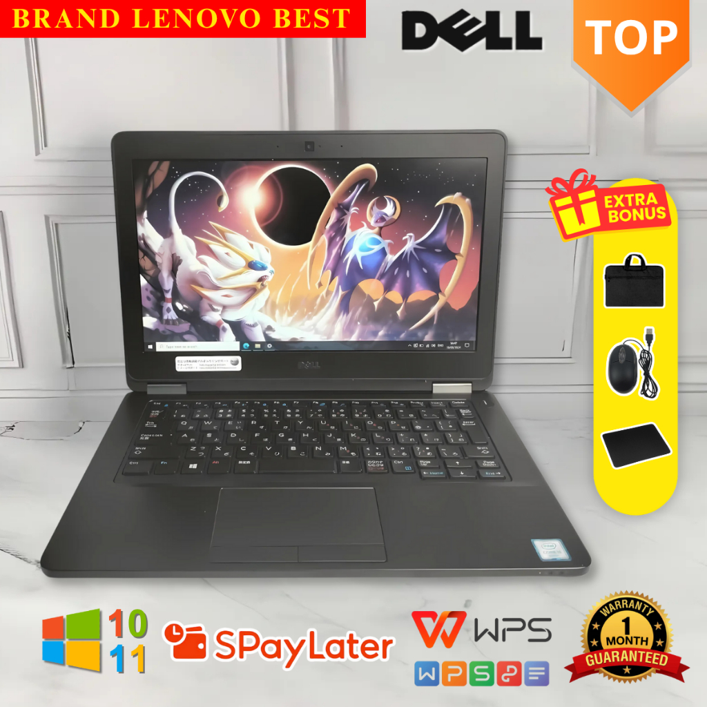 Laptop Dell Latitude 5270 5280 7240 7250 7270 5481 Core i5/i7 Gen 6 Layar 12,5 Inch Murah dan bergar
