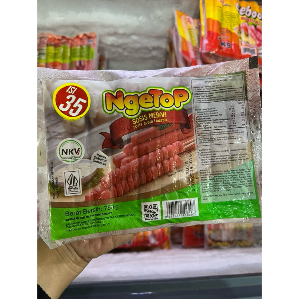 

Ngetop Sosis Merah 750 gram