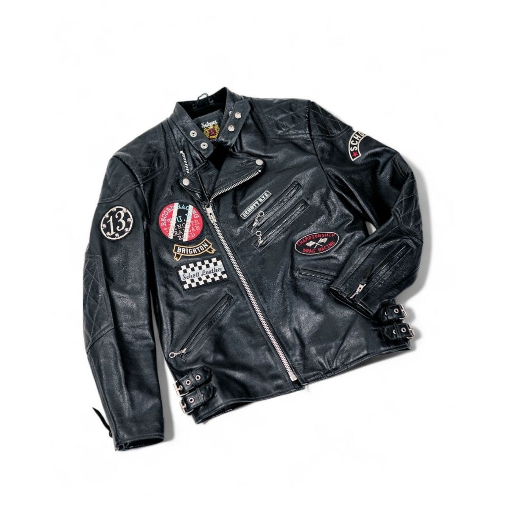 Schott Perfecto Ramones Patches Original Made in USA Jaket