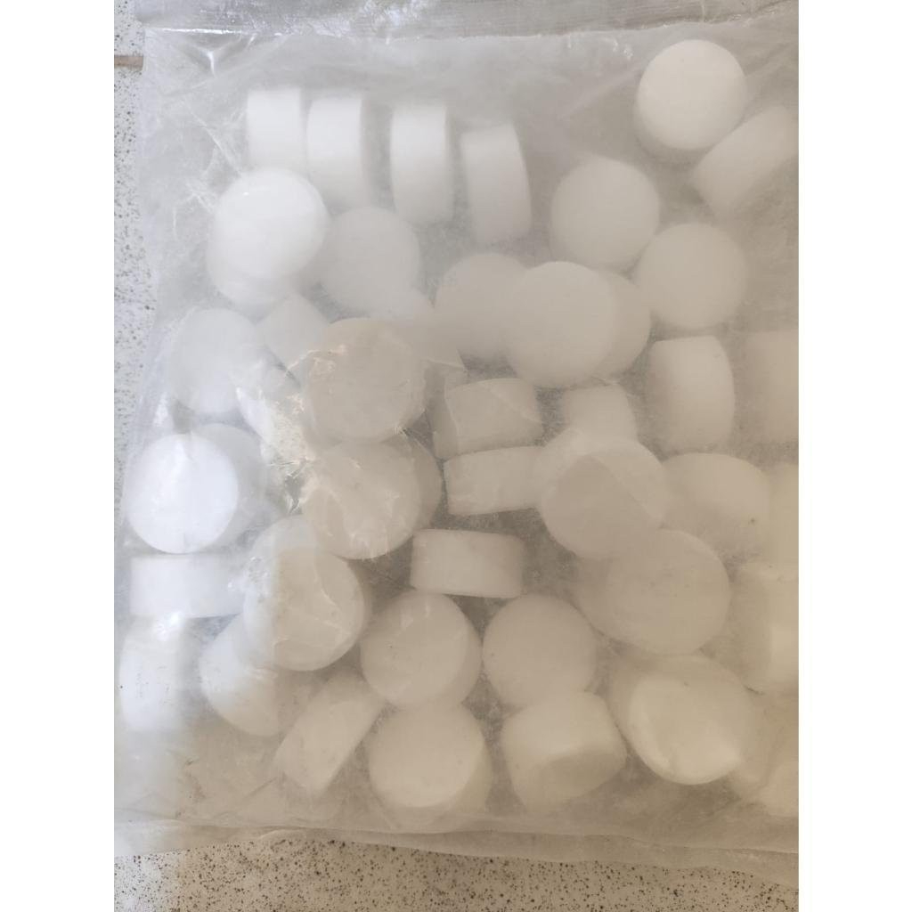 Kaporit Tablet Kecil 90% Penjernih Air Sumur Kolam Renang