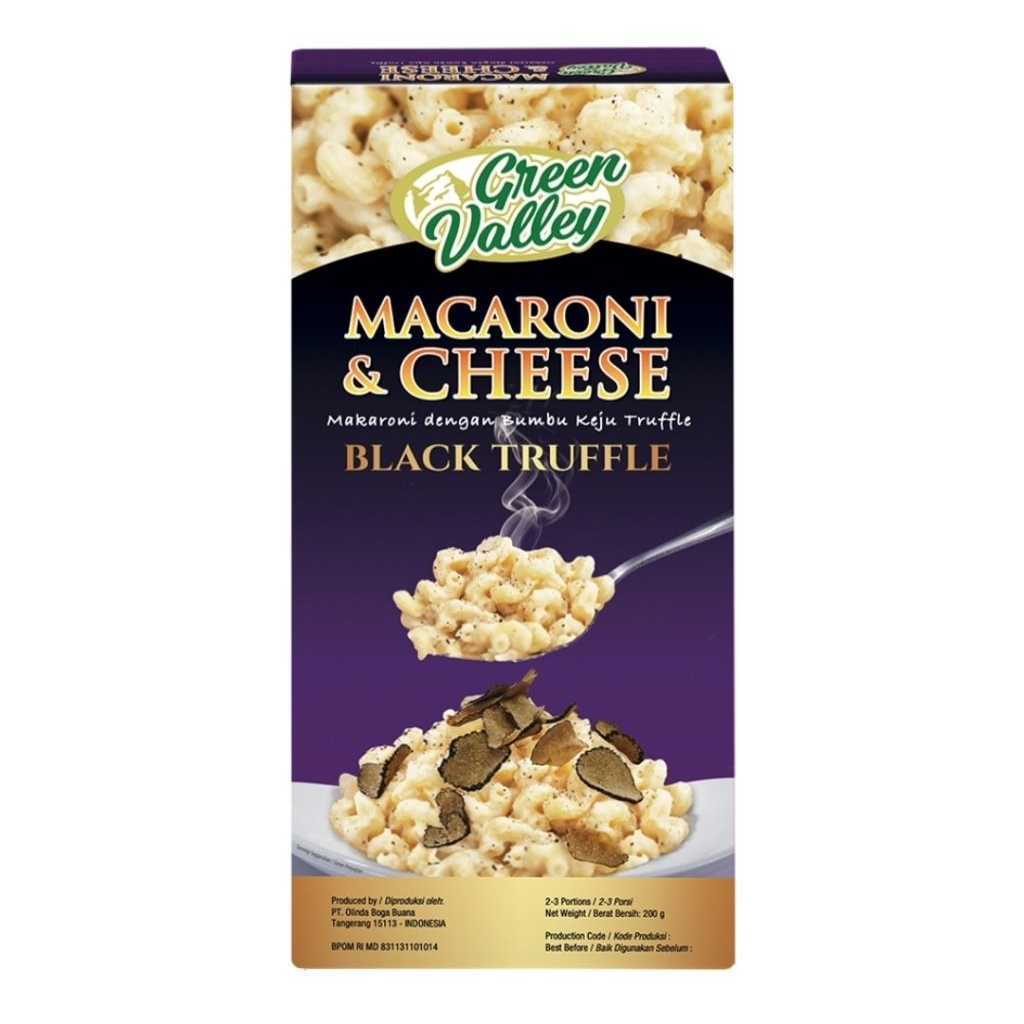 

Green Valley Mac and Cheese Black Truffle 200 g