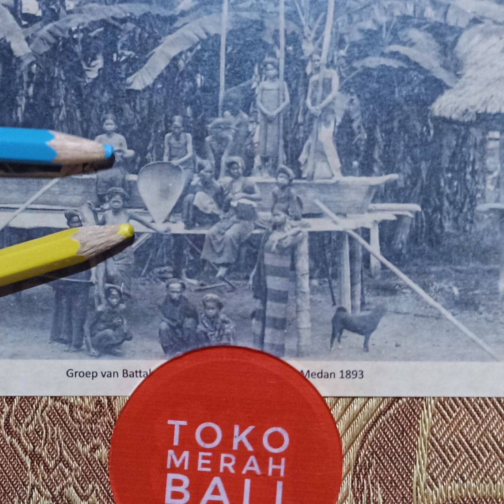 

Kartu pos orang Batak Medan Hindia Belanda NOS PPC postcard foto Tropenmuseum