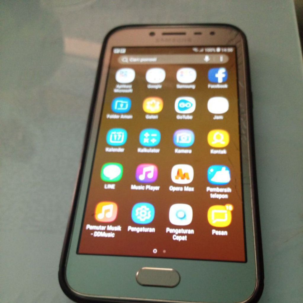 Hape Samsung j2 pro second barang original