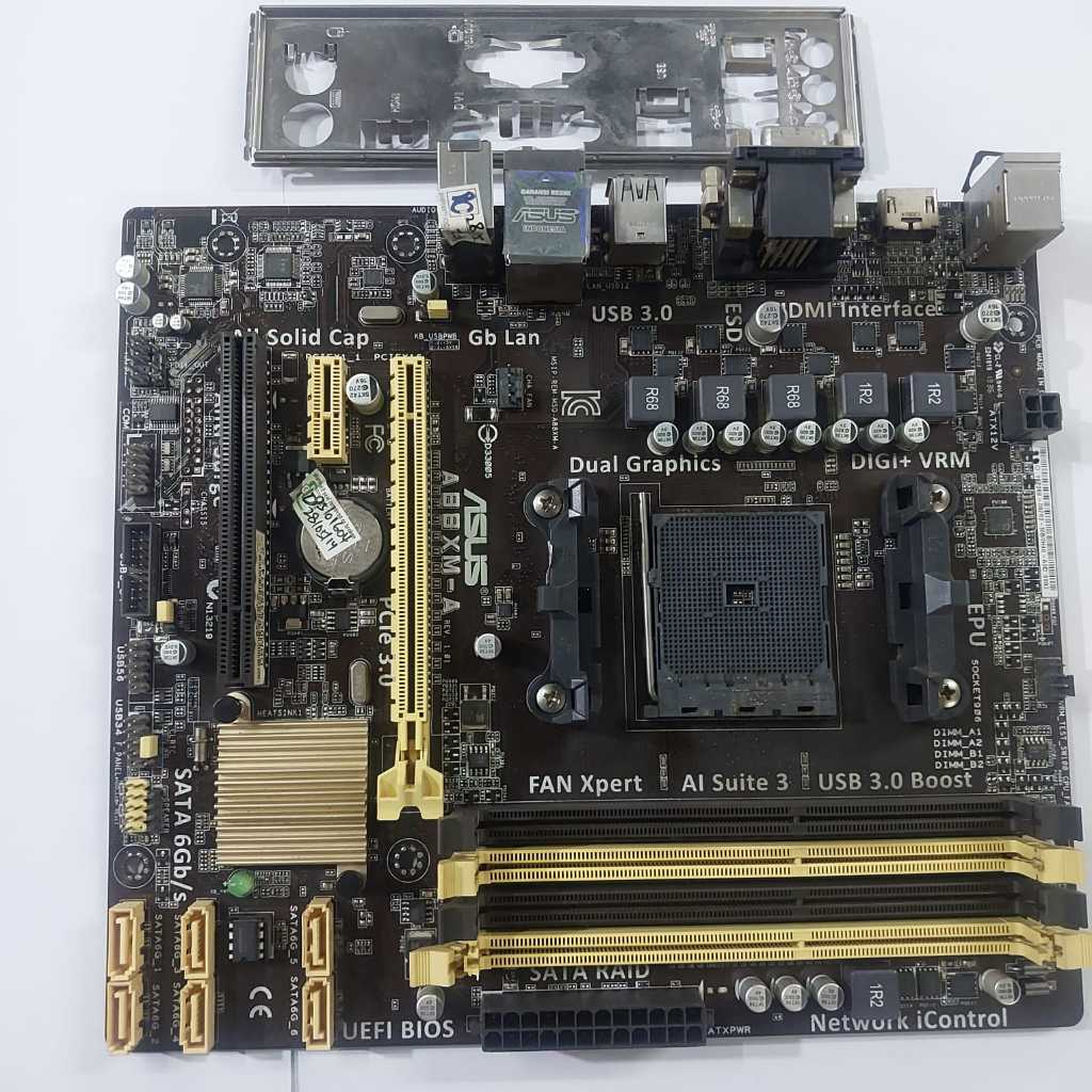 Mainboard amd Socket fm2+ asus a88xm-a dual chanel murah