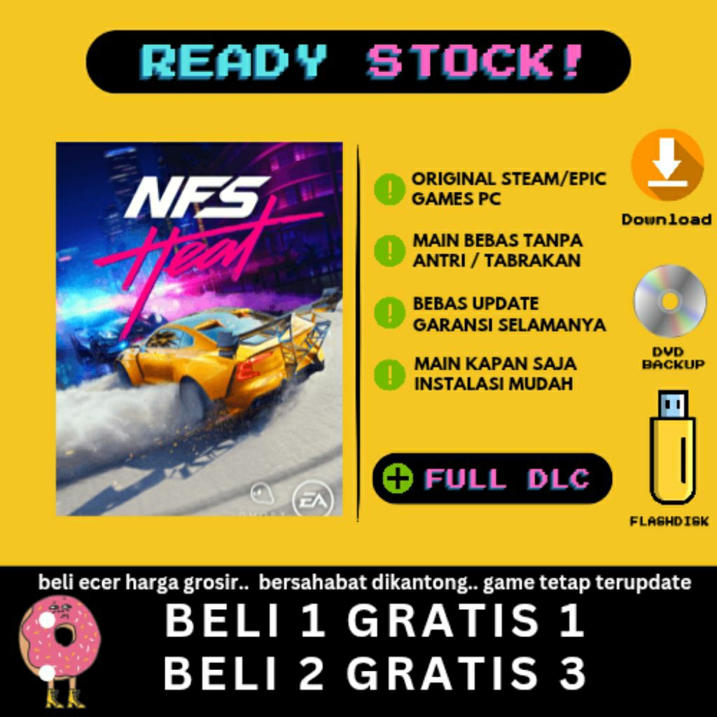 Need For Speed Heat - ORIGINAL PC GAME