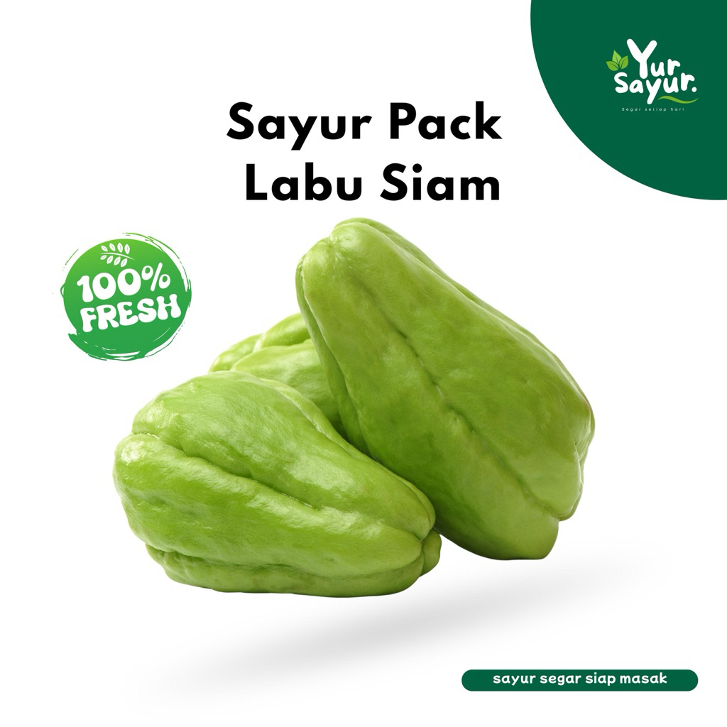 

yUR SAYUR - Labu Siam Fresh Harian Bersih Renyah dan Siap Masak