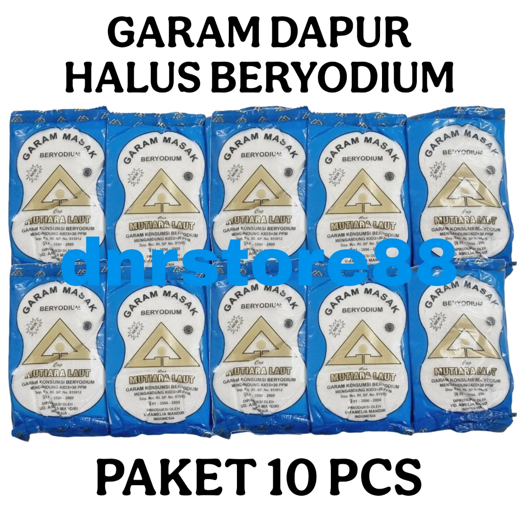 

PAKET 10 PCS GARAM DAPUR HALUS BERYODIUM