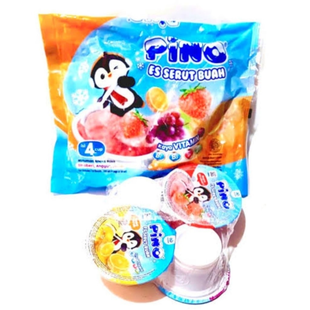 

Pino Es Serut Buah Ice Cup isi 4