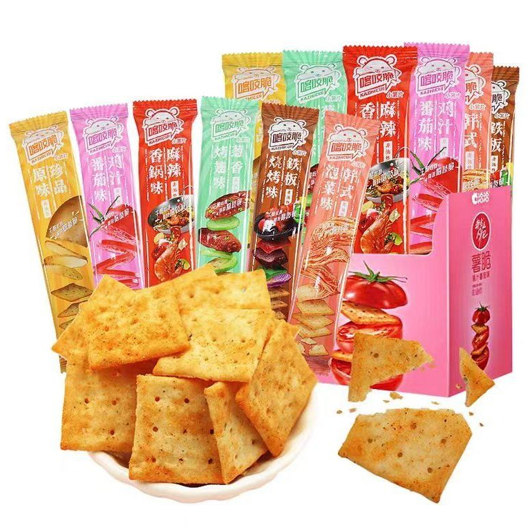 

[HALAL] Cha Cha Potato Crackers 35gr / ChaCha Biskuit Kentang BBQ/ Original/ Tomat