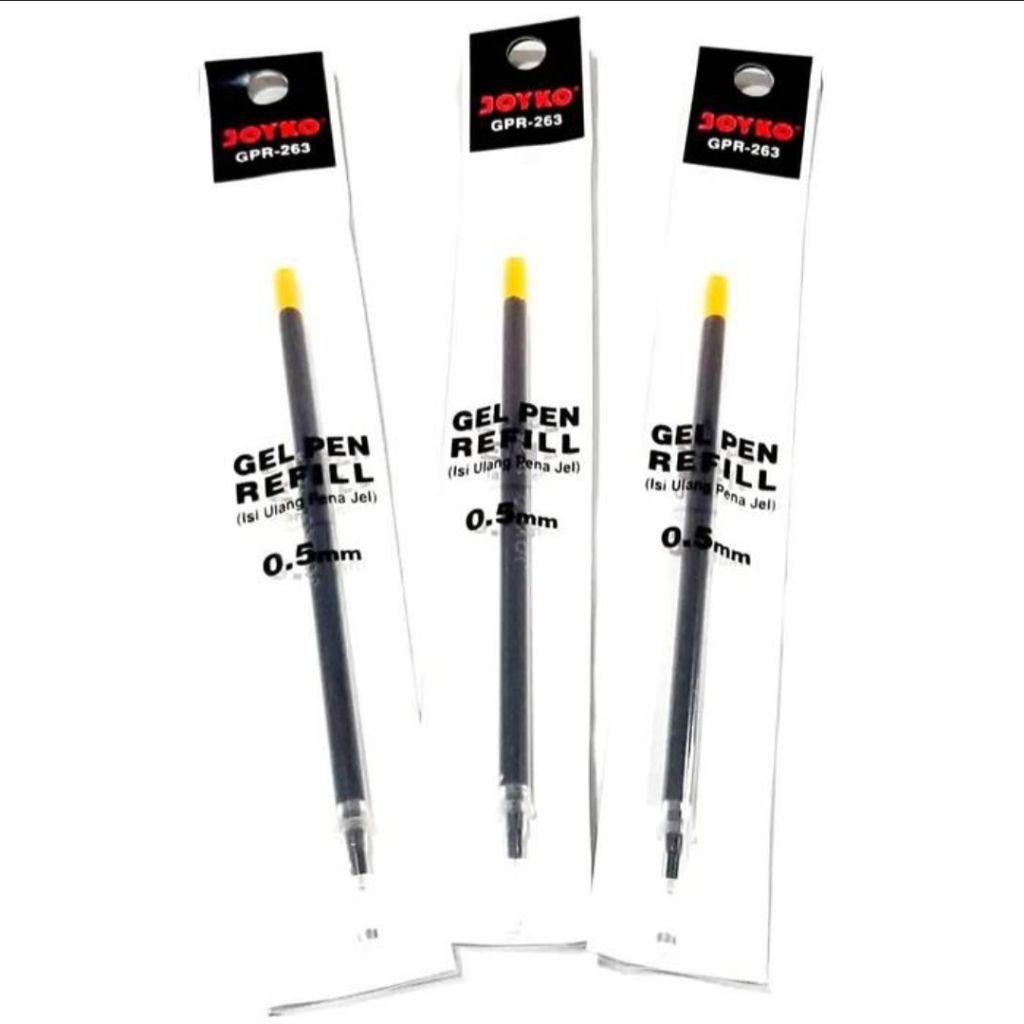 

Refil Pulpen Gel 0,5 / isi Pulpen Joyko 1 pak isi 24 pcs
