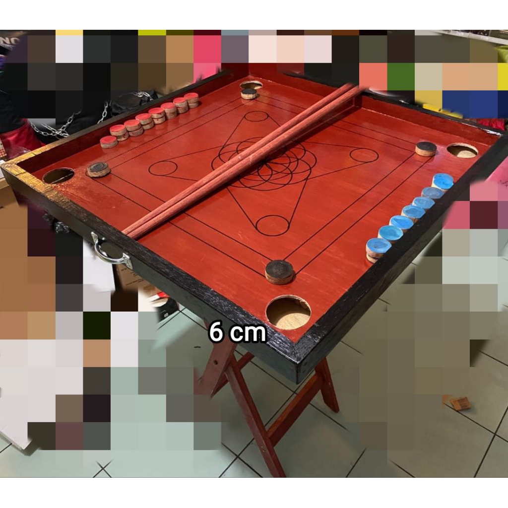 meja tusot/meja bilyard mini kayu