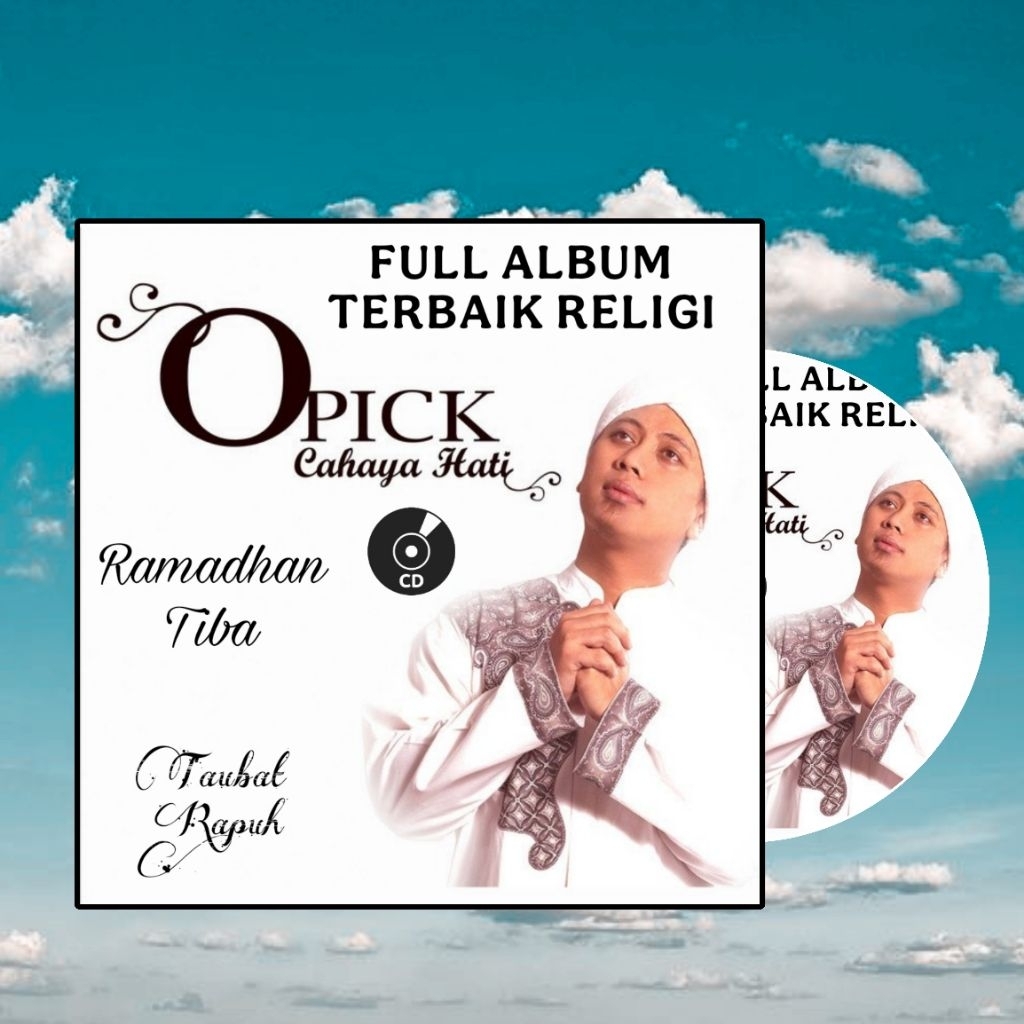 Kaset CD Mobil Lagu Religi Terbaik Opick - Kaset CD Musik Religi Opick Merdu Sepanjang Masa - CD Lag