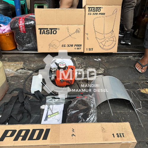 MESIN PEMOTONG PANEN PADI TASTO CG 328 ALAT POTONG BABAT PADI RUMPUT PADDY REAPER CG328 2 TAK