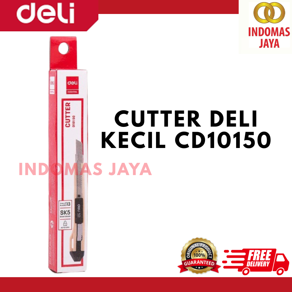 

Cutter Deli D101 50 Kecil ( Pcs ) [ Original ]