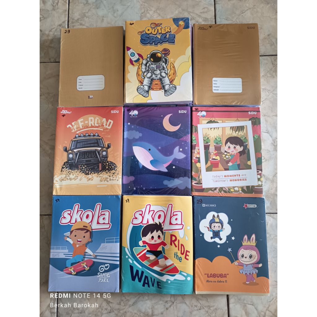 

buku tulis skola by sidu isi 38 lembar