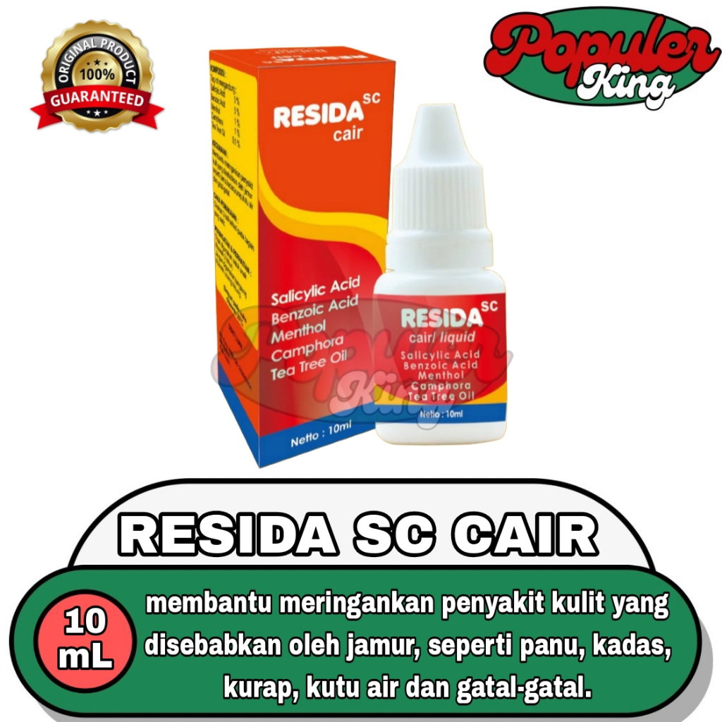 RESIDA SC CAIR - Obat Gatal Kulit Obat Panu Obat Kadas Obat Kurap Obat Kutu Air