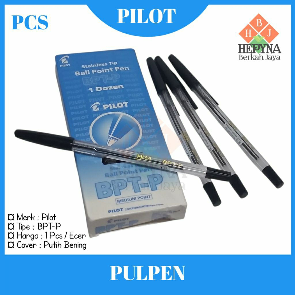 

Pulpen Pilot BPT-P Hitam / 1 PCS ( Satuan)