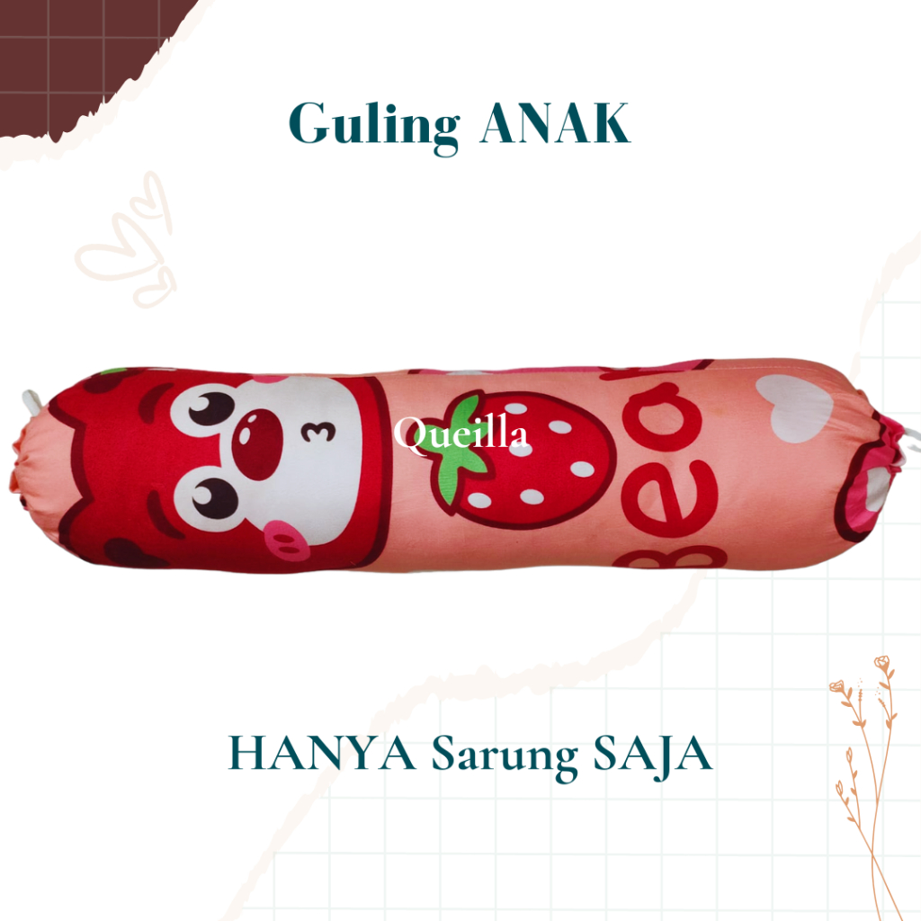 Promo!!! Sarung Guling Anak Panjang 67Cm Dan Diameter 23Cm