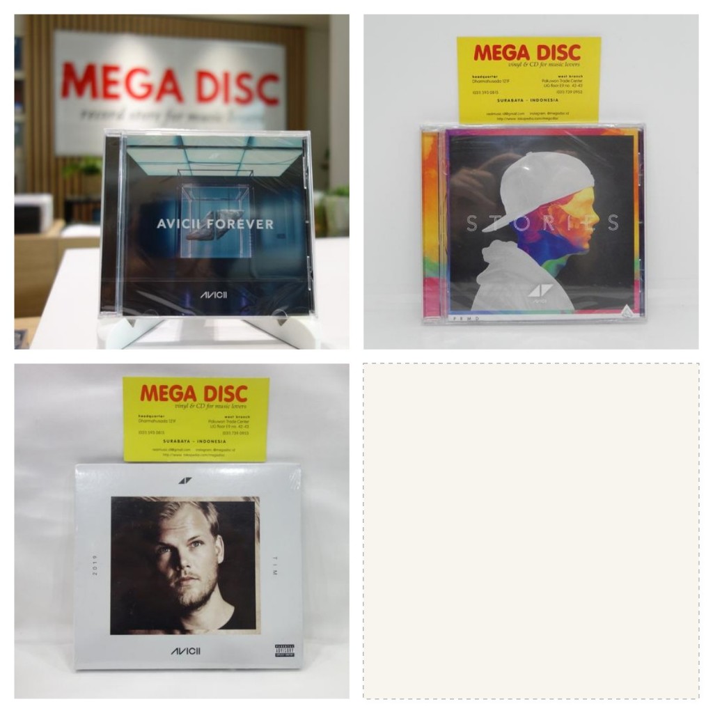 CD Avicii Album Cek Varian / Barcode Audio Music