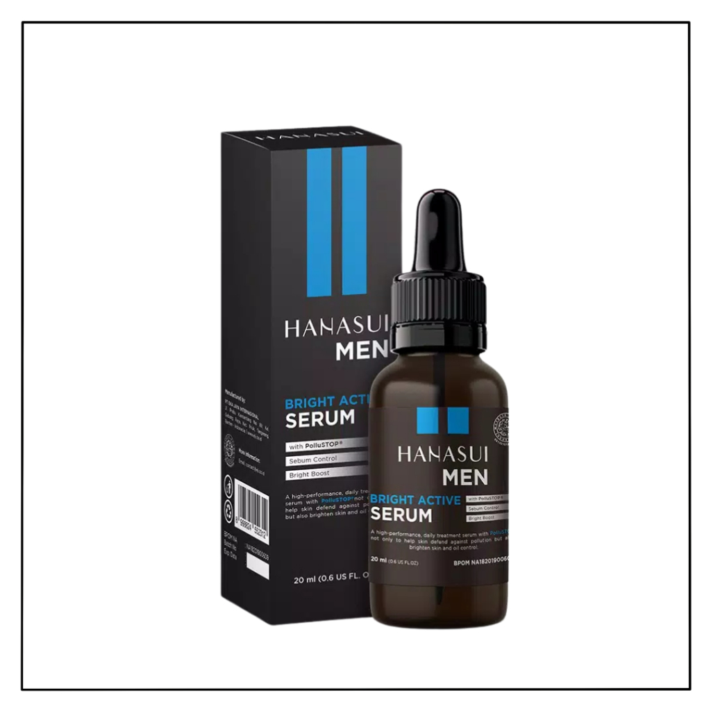 Hanasui Men Bright Active Serum / Serum Wajah untuk Pria