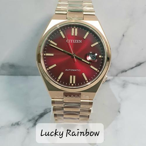 Jam Tangan Pria Citizen Tsuyosa NJ0153-82X ORIGINAL - ROSE GOLD RED