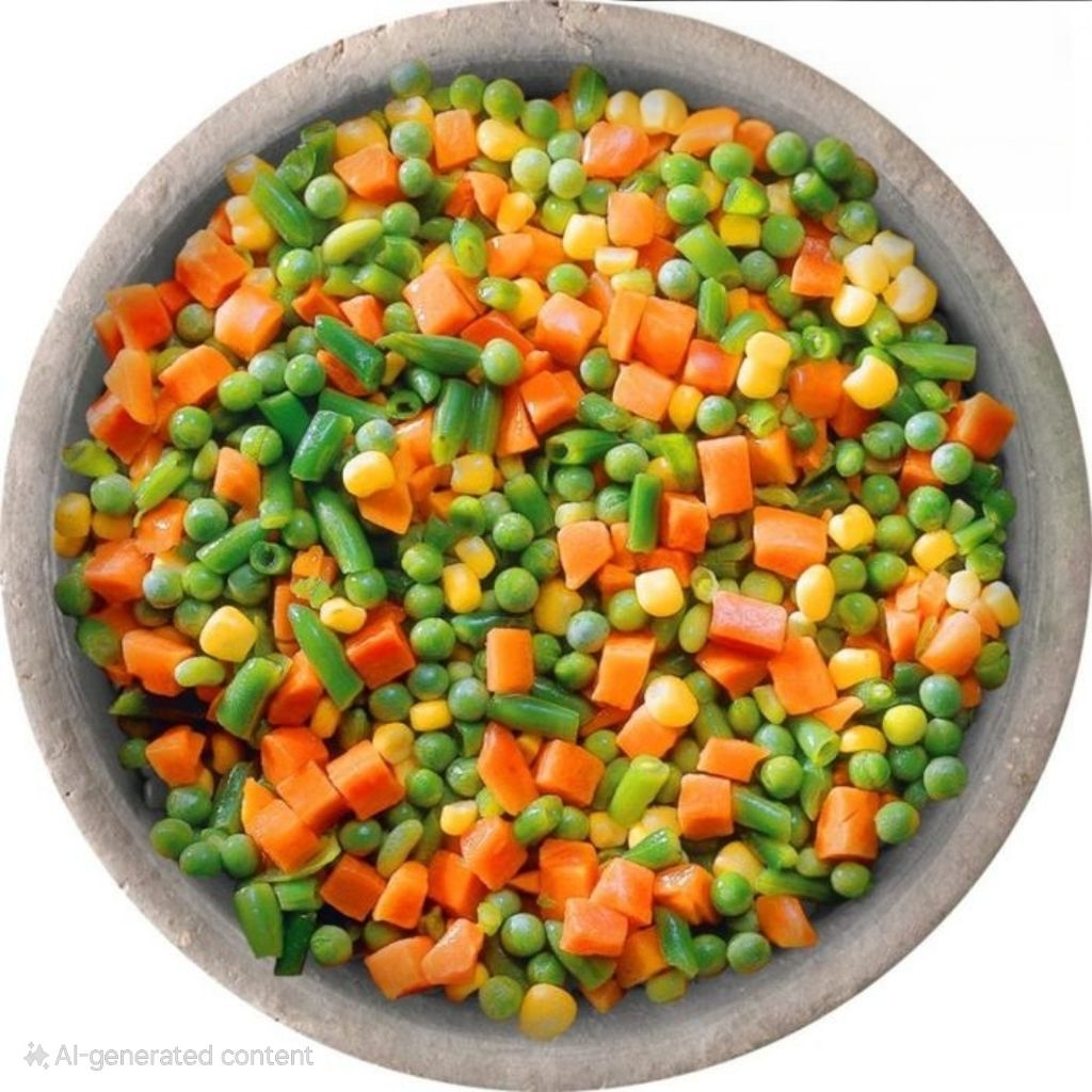

Mix Veggies Vegetables Sayur 4 Ways Buncis Jagung Wortel Kacang Polong - 1 kg
