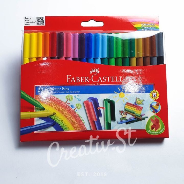 

FABER CASTELL CRAFT/FABER CASTELL CONNECTOR PEN/PENA WARNA CRAFT