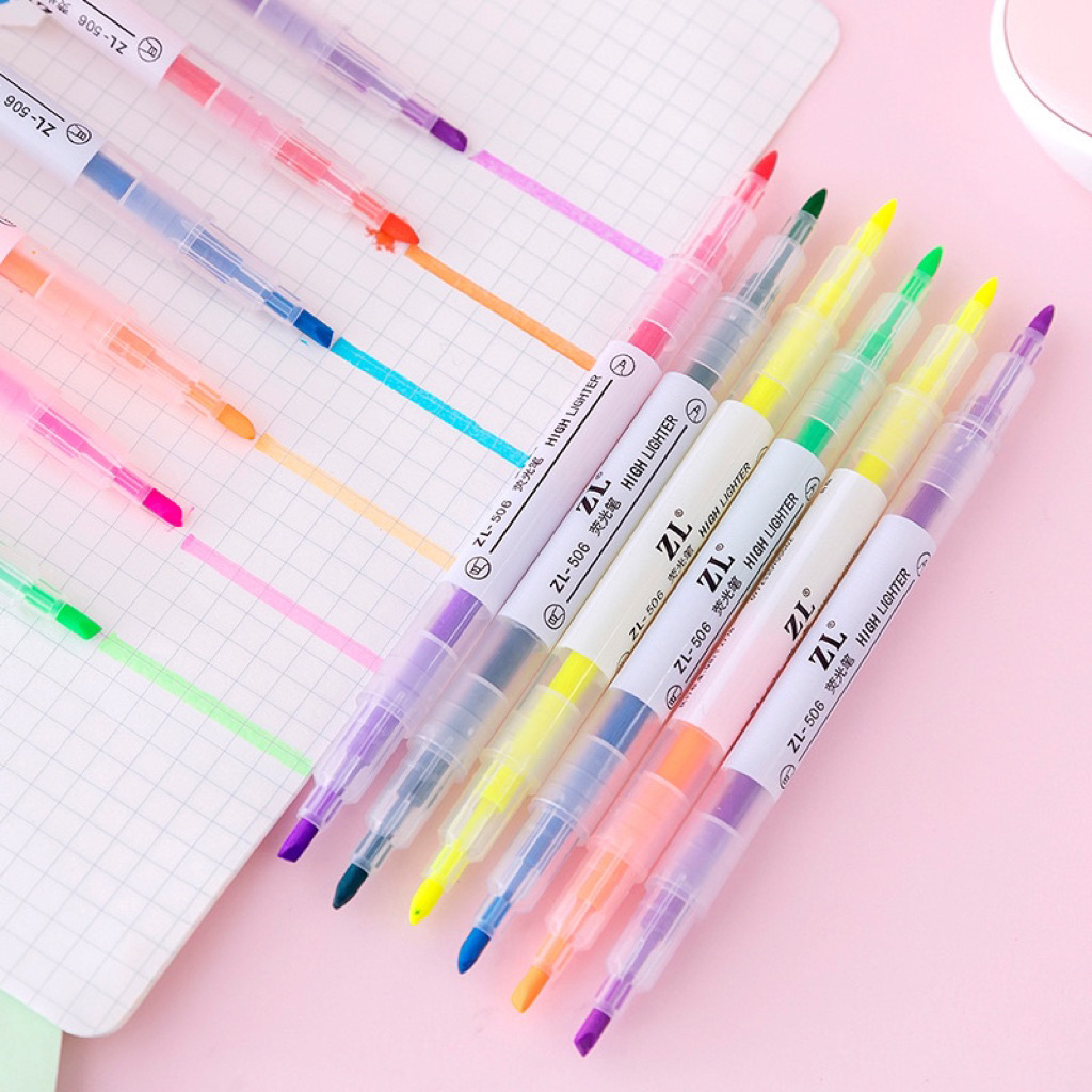 

MELOTOD Highlighter Spidol Stabilo Alat Tulis Warna Warni