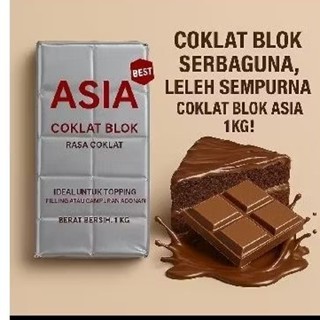 

ASIA Coklat Compound 1kg Baking Chocolate Coklat Batang